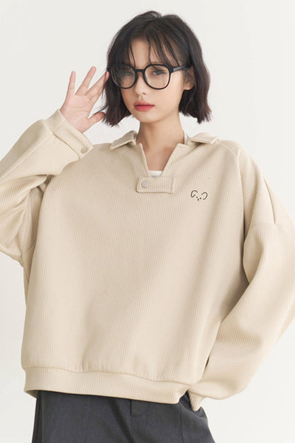 Pullover Museum Fall Gravity - Oversized Kollektion Damen Frühling