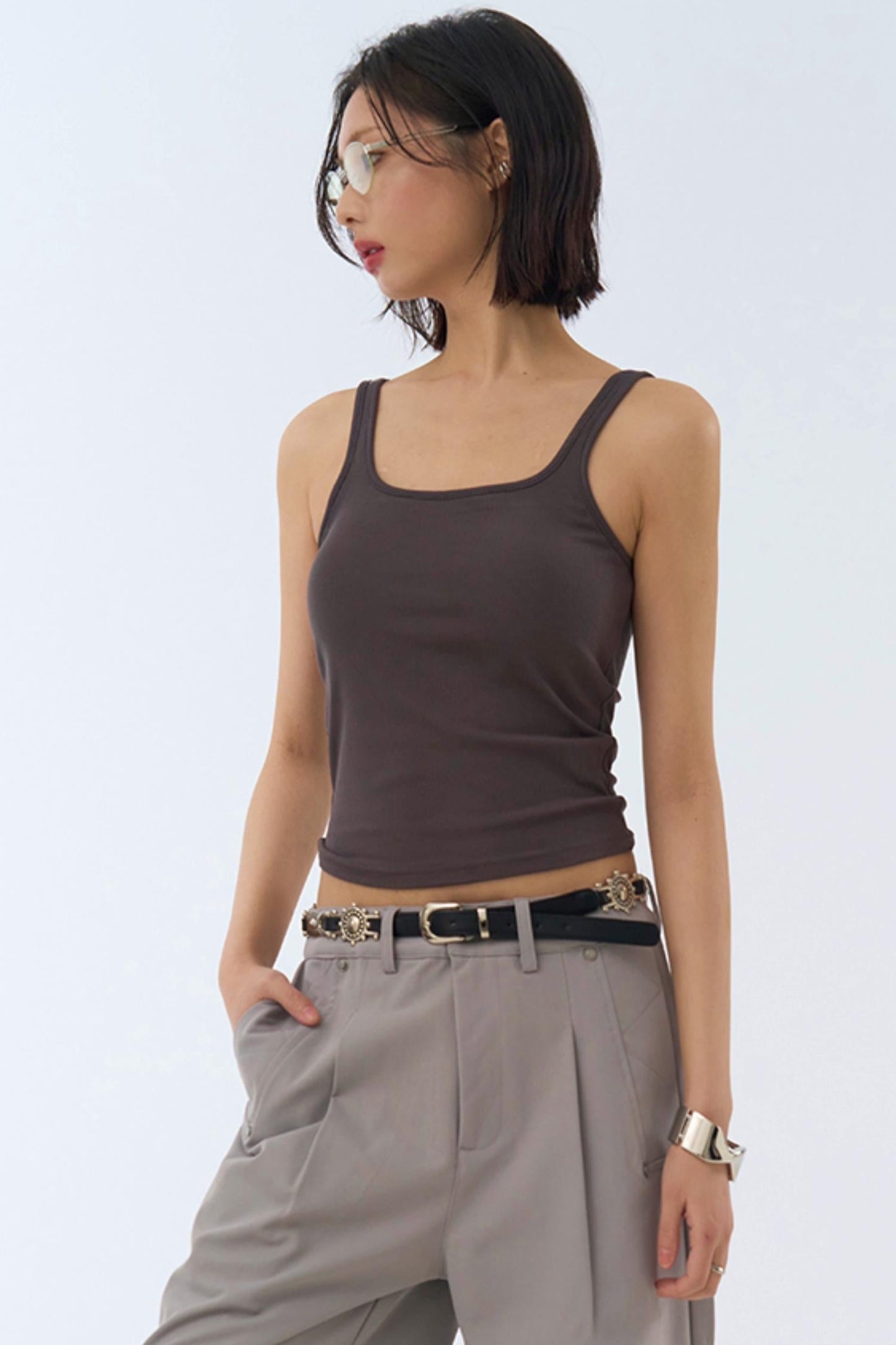 Stretch Top Tank Slim-cut