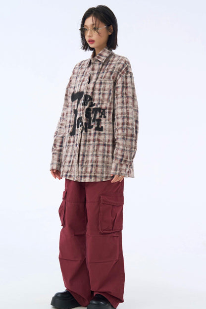 シャツ チェック柄 グラフィック アーバンチェック