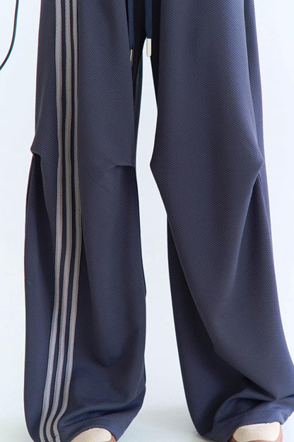 クラッシュレッグパンツ ワイドカラー