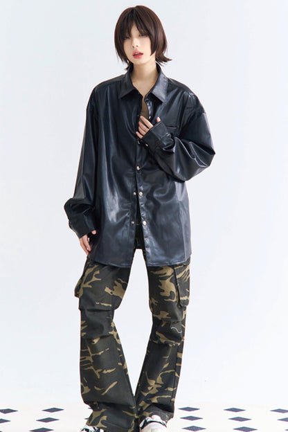 トップス PUスタイル ヴィンテージ