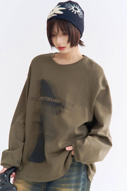 ラウンドベーシックネックTシャツ