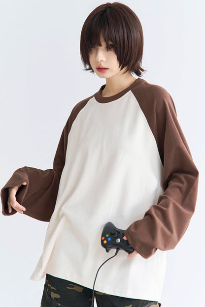 リラックスフィットTシャツ パッチワーク