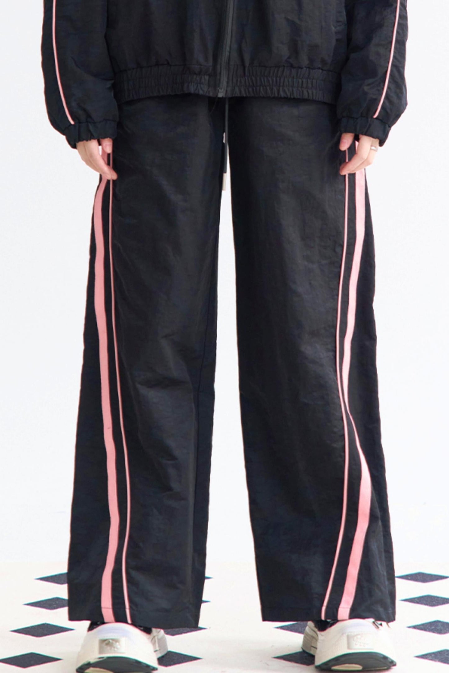 2ピースカジュアルセットアップスポーツスーツ