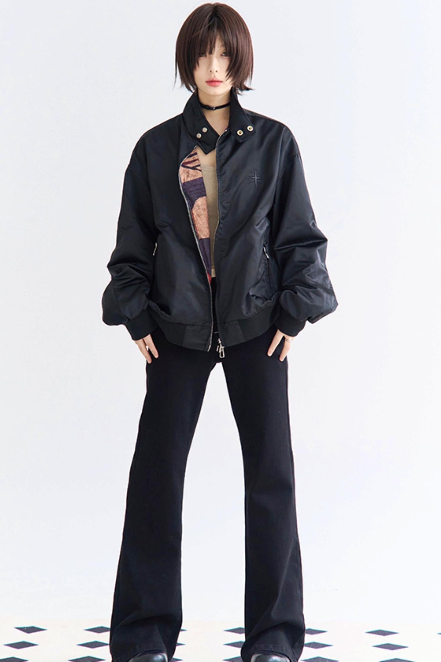 Schmale Micro-Flare-Jeans