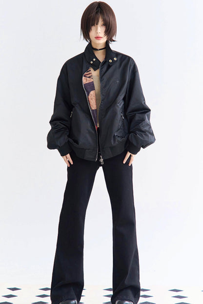 Schmale Micro-Flare-Jeans