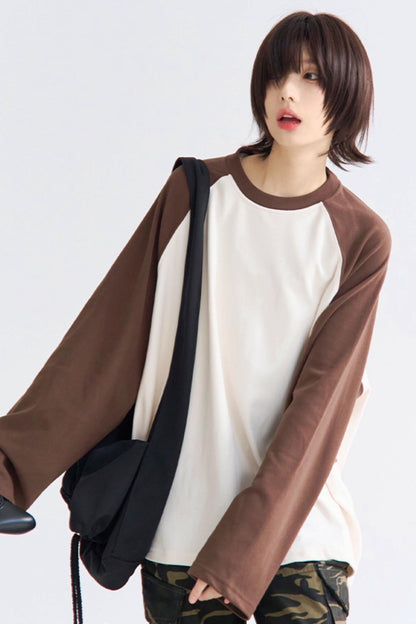 リラックスフィットTシャツ パッチワーク