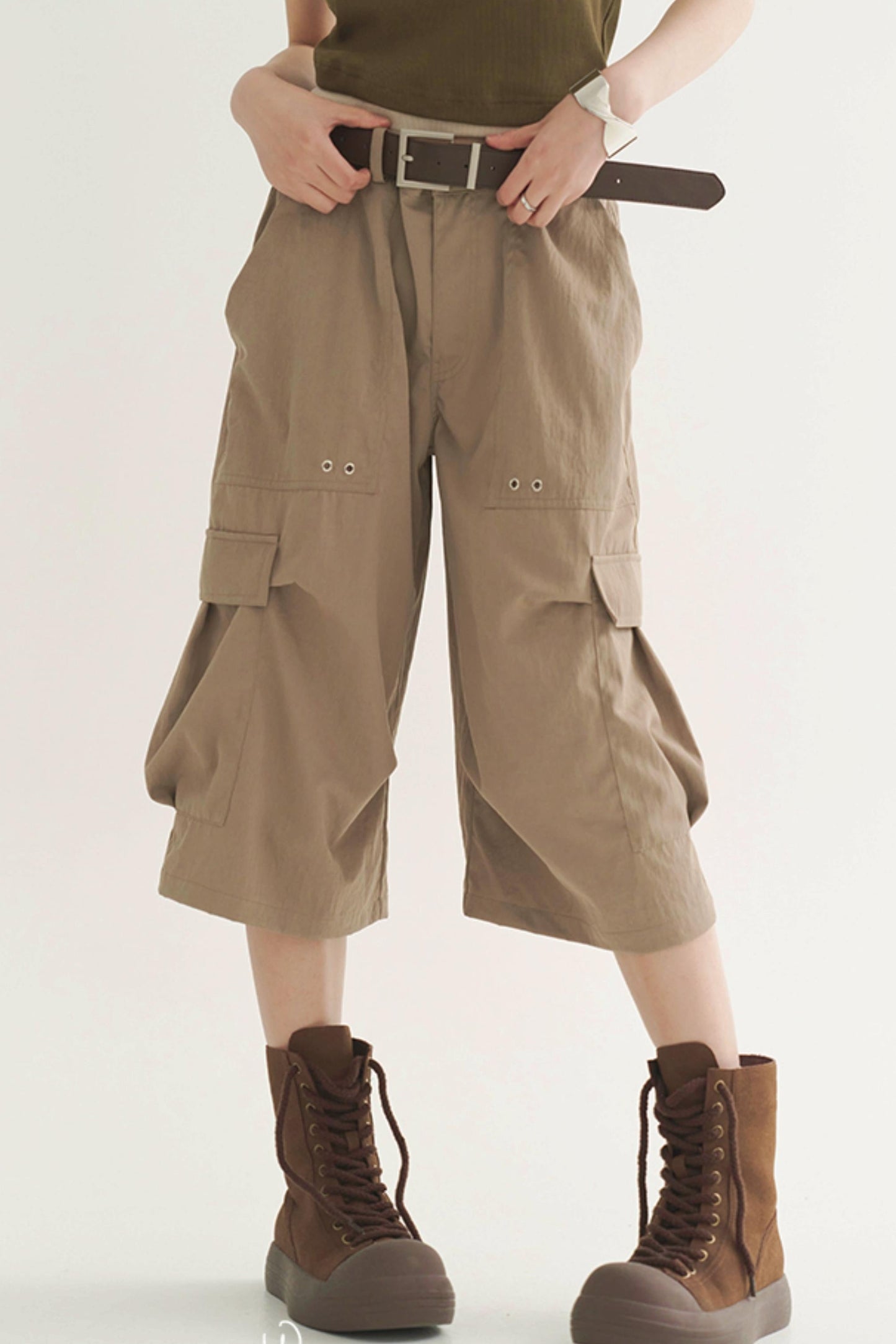 Y2K Cargo Casual Pants Airy
