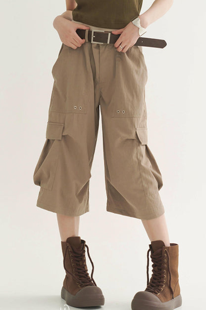 Y2K Cargo Casual Pants Airy