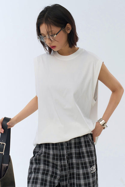 夏用ユニセックスタンクトップ マッスル