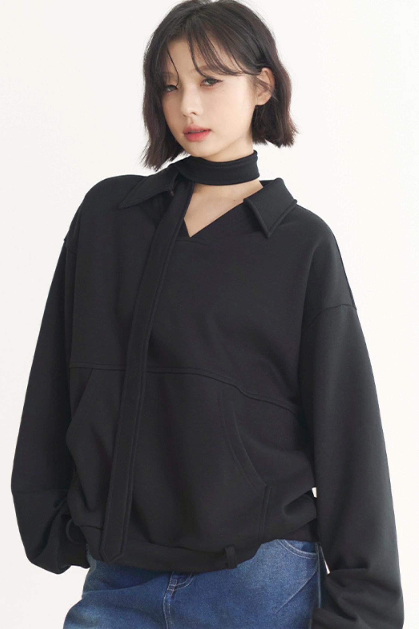 ミュージアムカジュアル Vネック レディース 2025 コレクション スプリング グラビティ プルオーバー