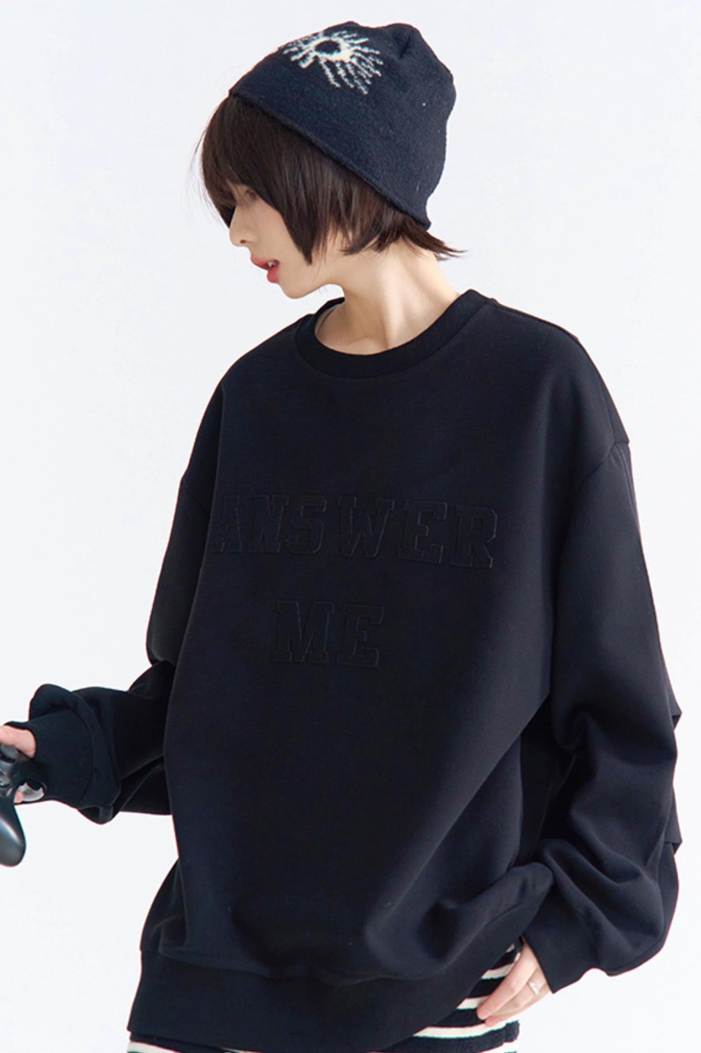 Sweatshirt Crew Applique