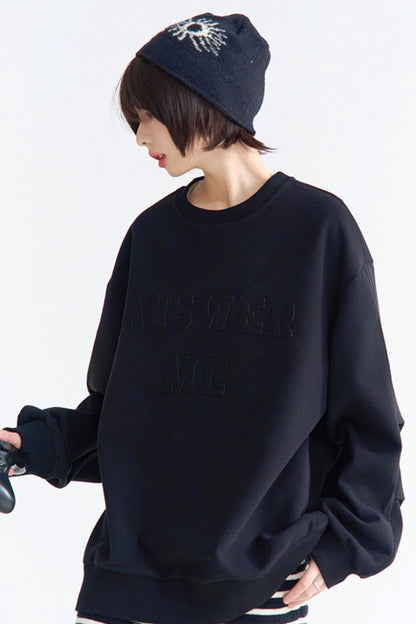 Sweatshirt Crew Applique