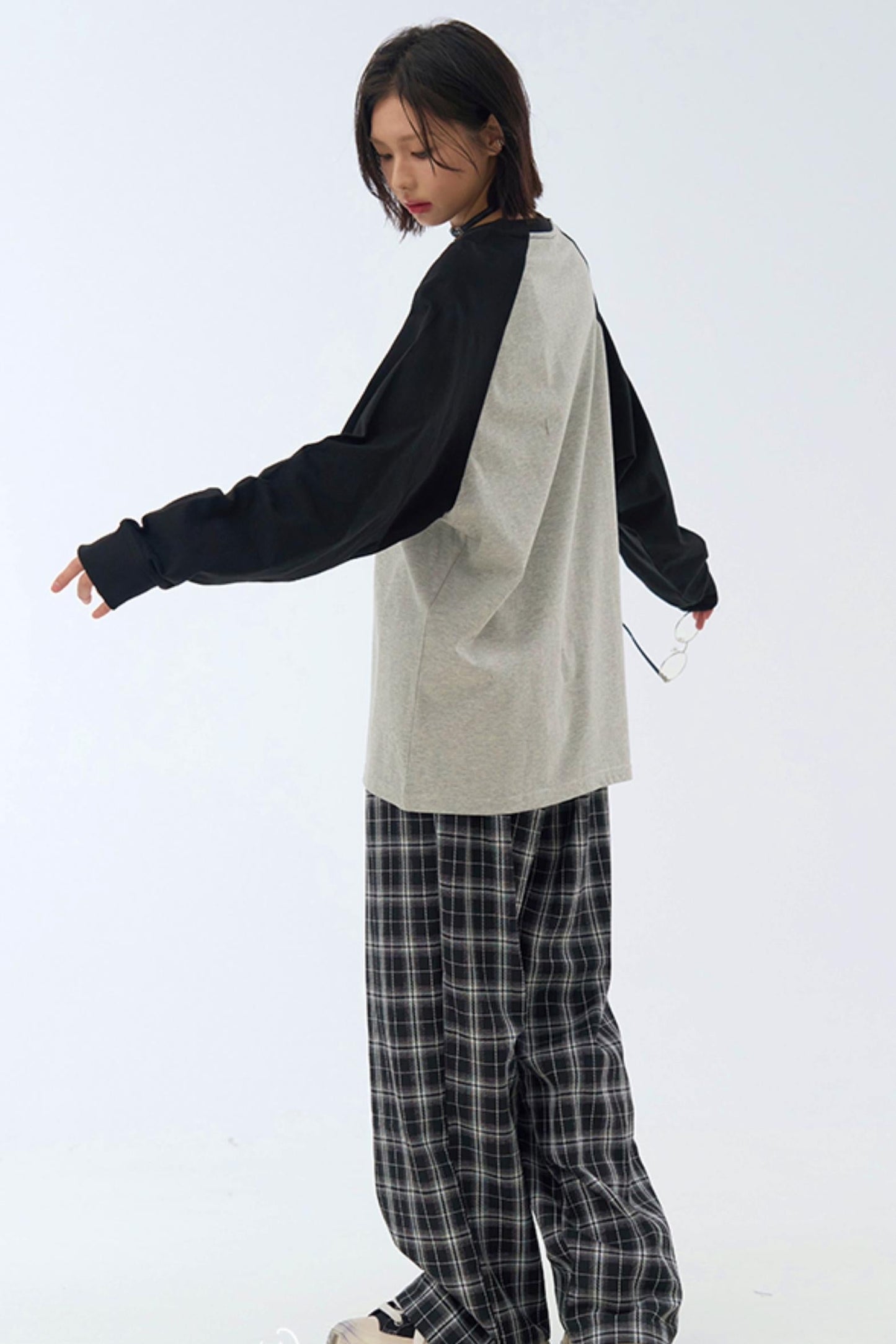 アートスリーブ ロングストリート パッチワーク Tシャツ