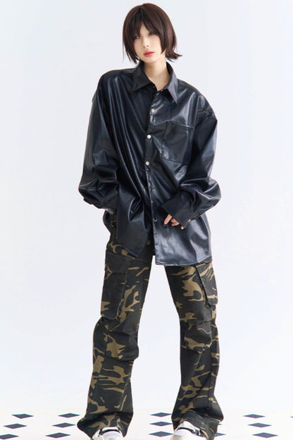 トップス PUスタイル ヴィンテージ