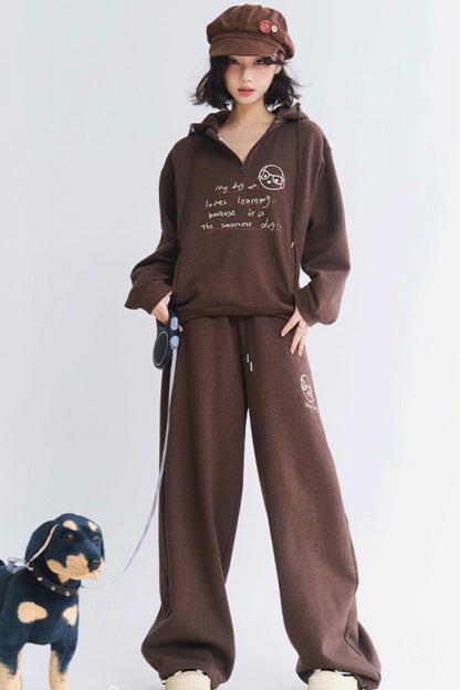 Setup Casual Hoodie Sportswear mit