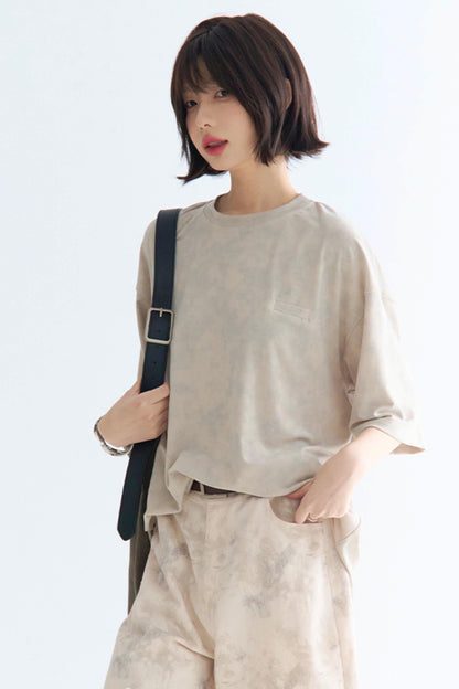 ルーズフィットヤーンディーゼルダイTシャツ