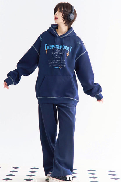 カジュアルカンガルーポケットパーカー