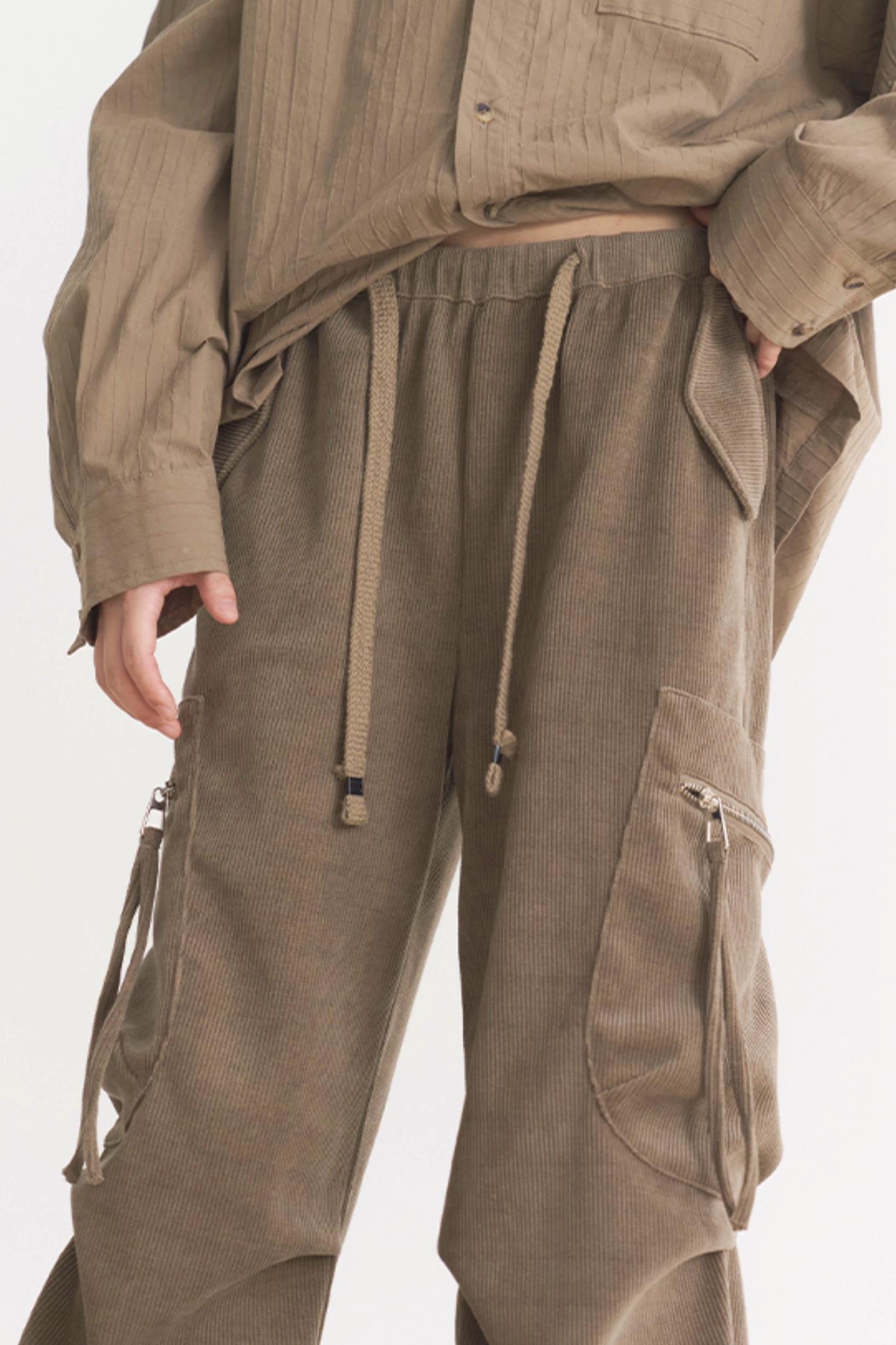 カジュアルワイドミュージアムレッグパンツ レディース グラビティ