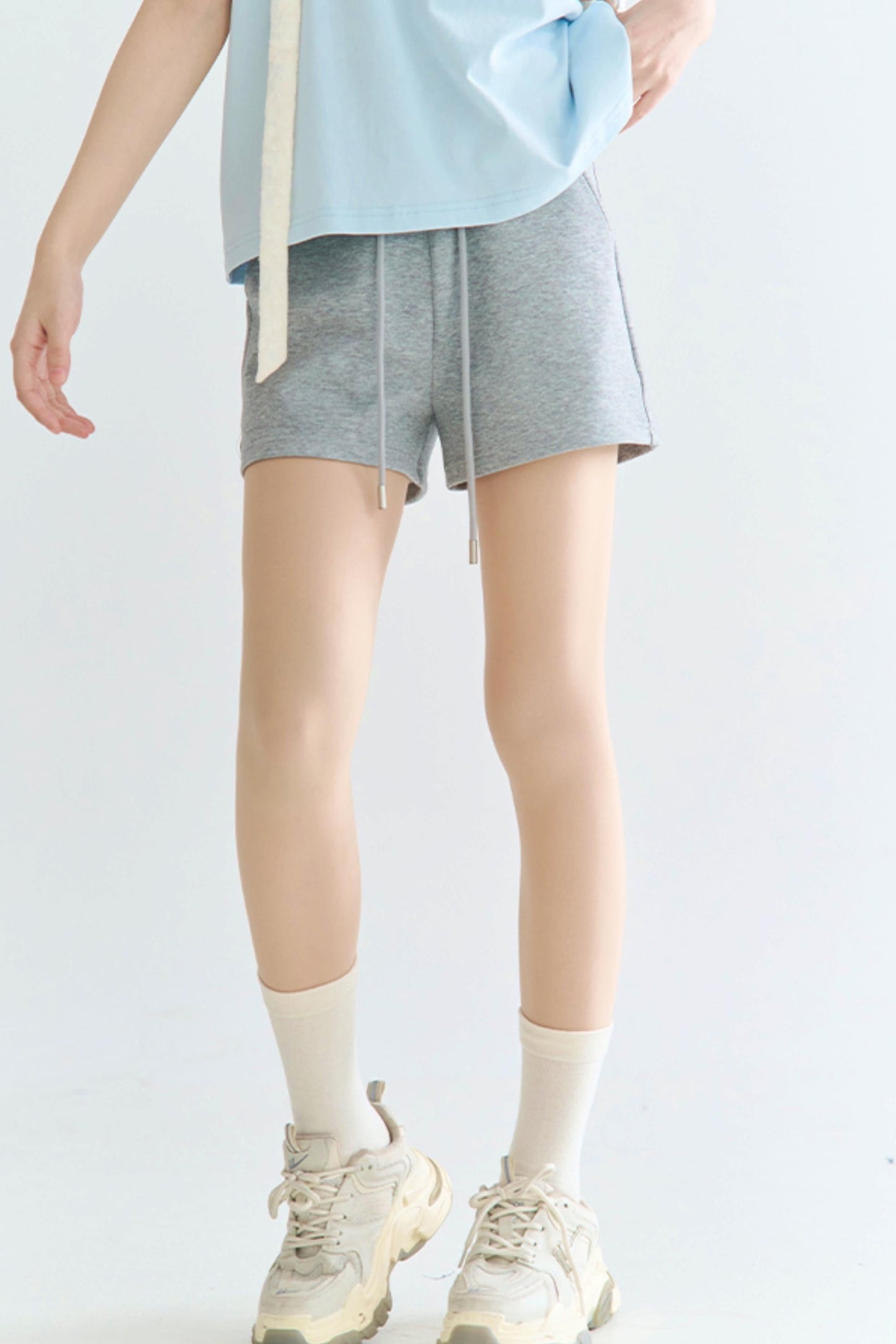 Shorts mit hoher Taille