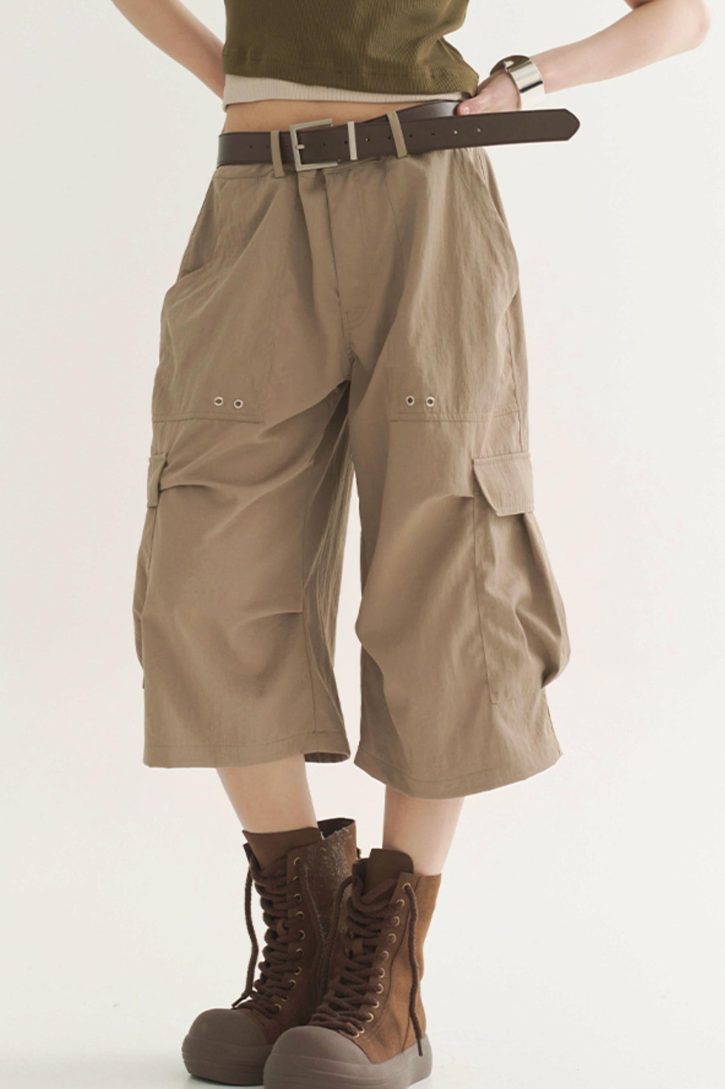 Y2K Cargo Casual Pants Airy
