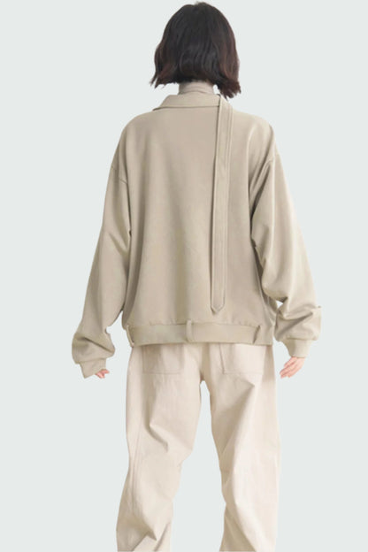 ミュージアムカジュアル Vネック レディース 2025 コレクション スプリング グラビティ プルオーバー