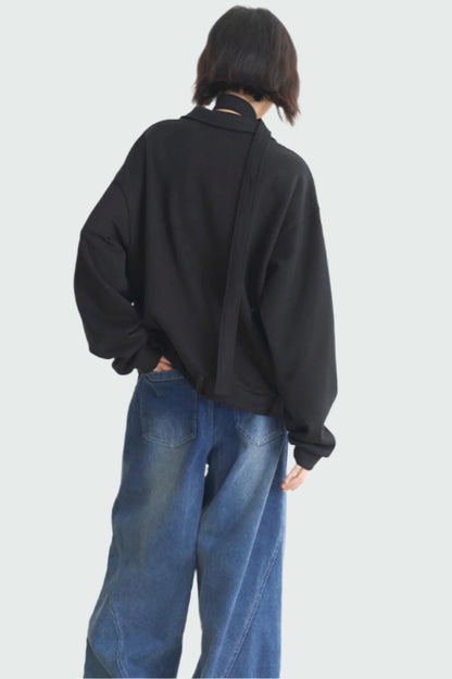 ミュージアムカジュアル Vネック レディース 2025 コレクション スプリング グラビティ プルオーバー