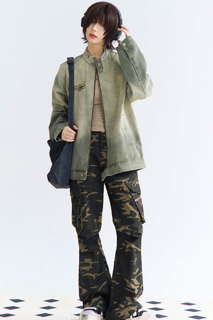 ジャケット ジーンズ オンブレ リラックス