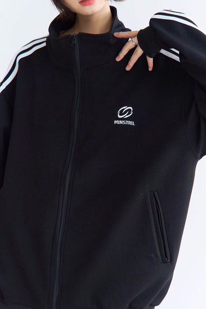 ミュージアムスタイルパンツとセットアップジップジャケット