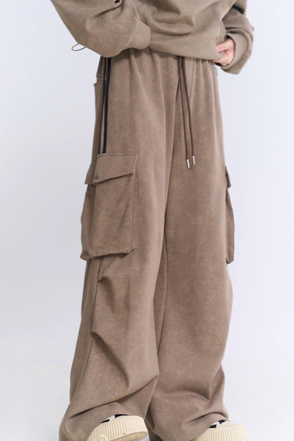 パンツ スウェットシャツ カーゴセットアップと
