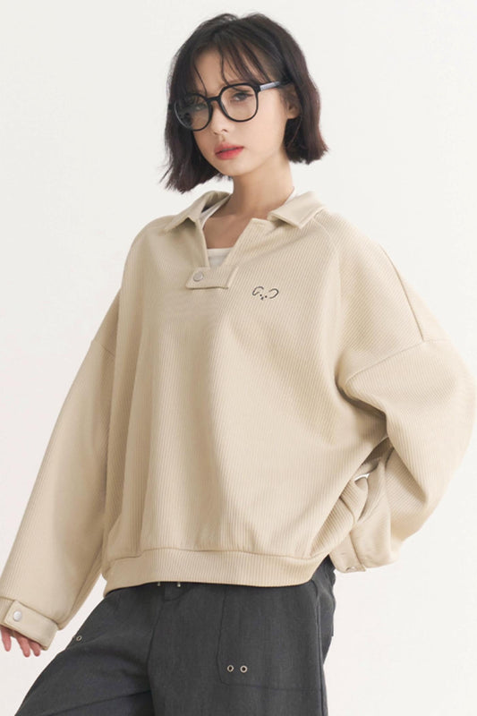 Pullover Museum Fall Gravity - Oversized Kollektion Damen Frühling