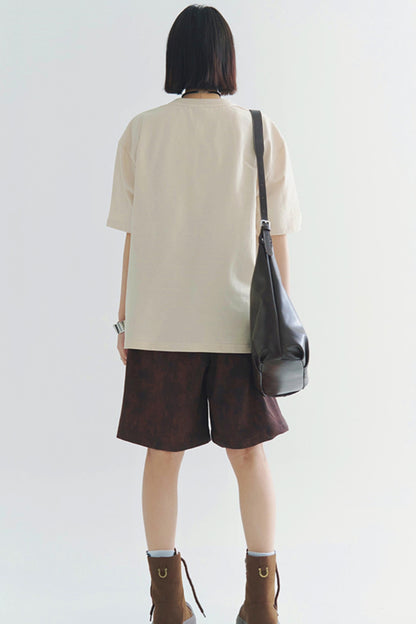 コットンシルエット ブラードTシャツ