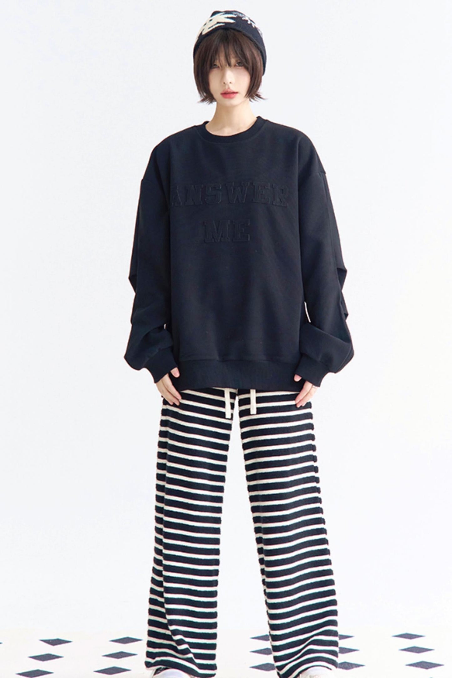 Sweatshirt Crew Applique