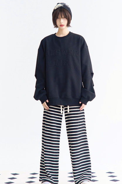 Sweatshirt Crew Applique