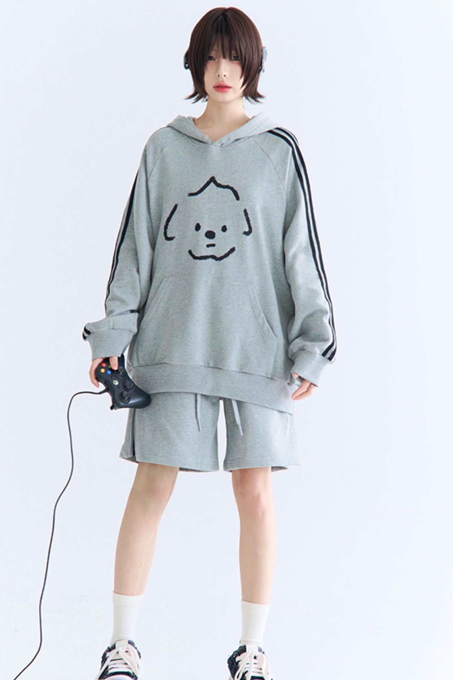 セットアップ スウェットパンツ リラックスフィット プリント