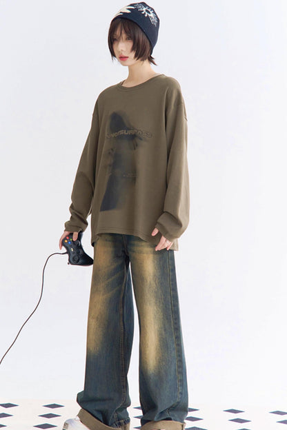 ラウンドベーシックネックTシャツ