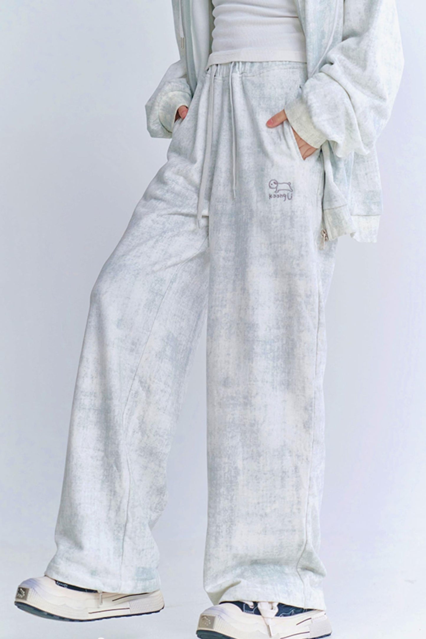 カーディガンフィット リラックスフーディーセットアップ