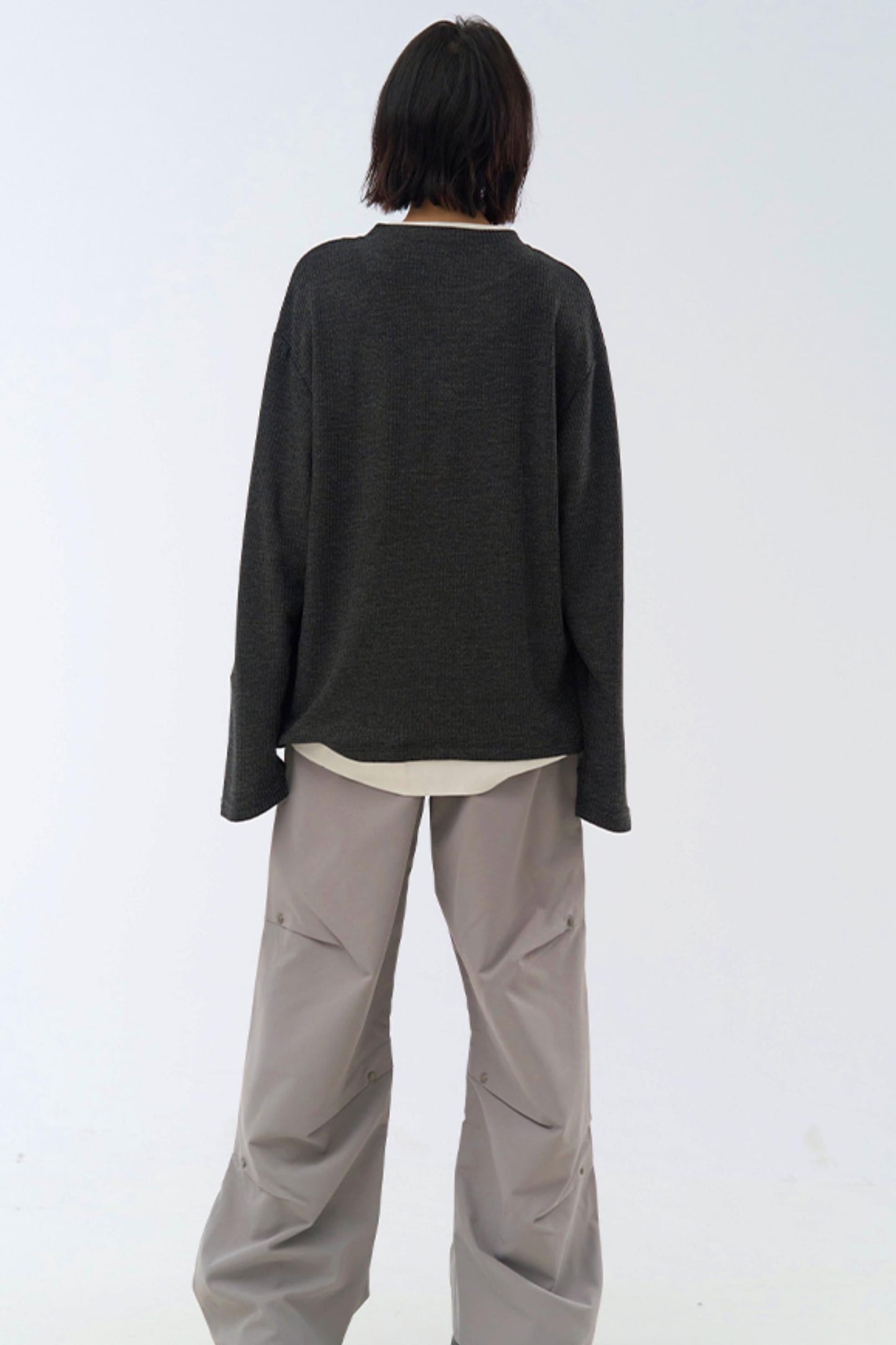 トップス ダークモード ルーズ