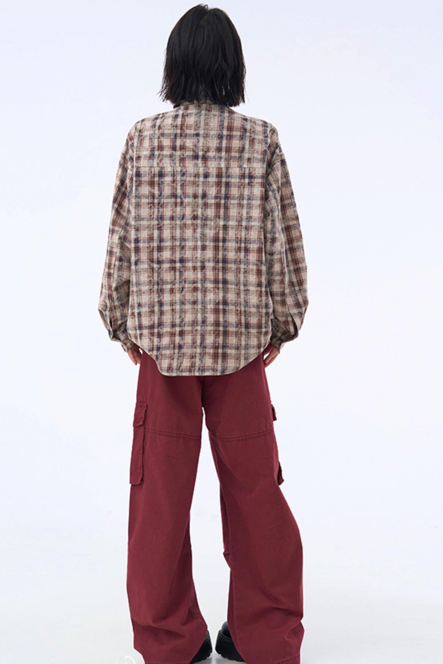 シャツ チェック柄 グラフィック アーバンチェック