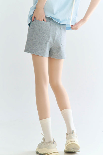 Shorts mit hoher Taille