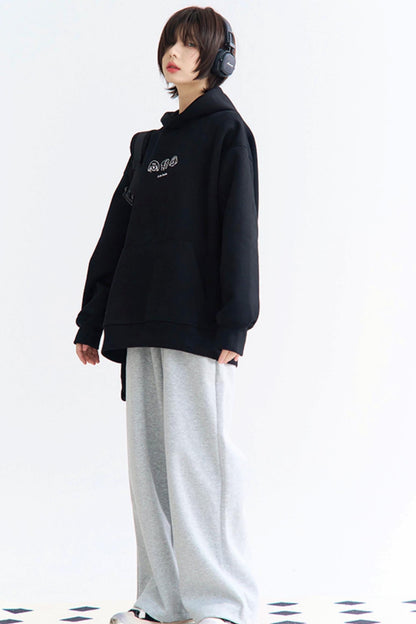 Hooded Print Puppy Sweatshirt