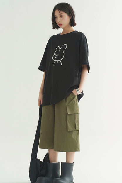 インクミニマリストTシャツスケッチ