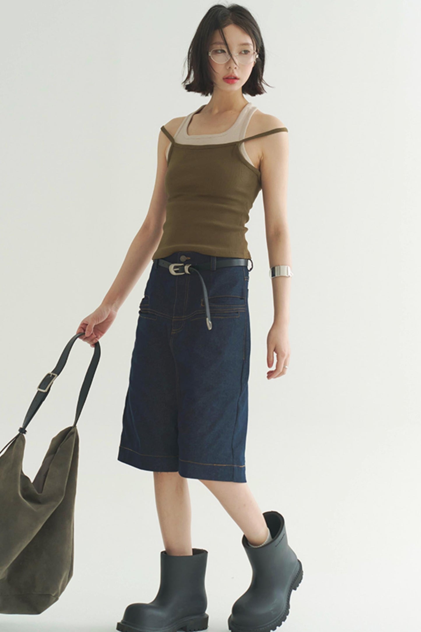 Style Double Layer Slim Camisole