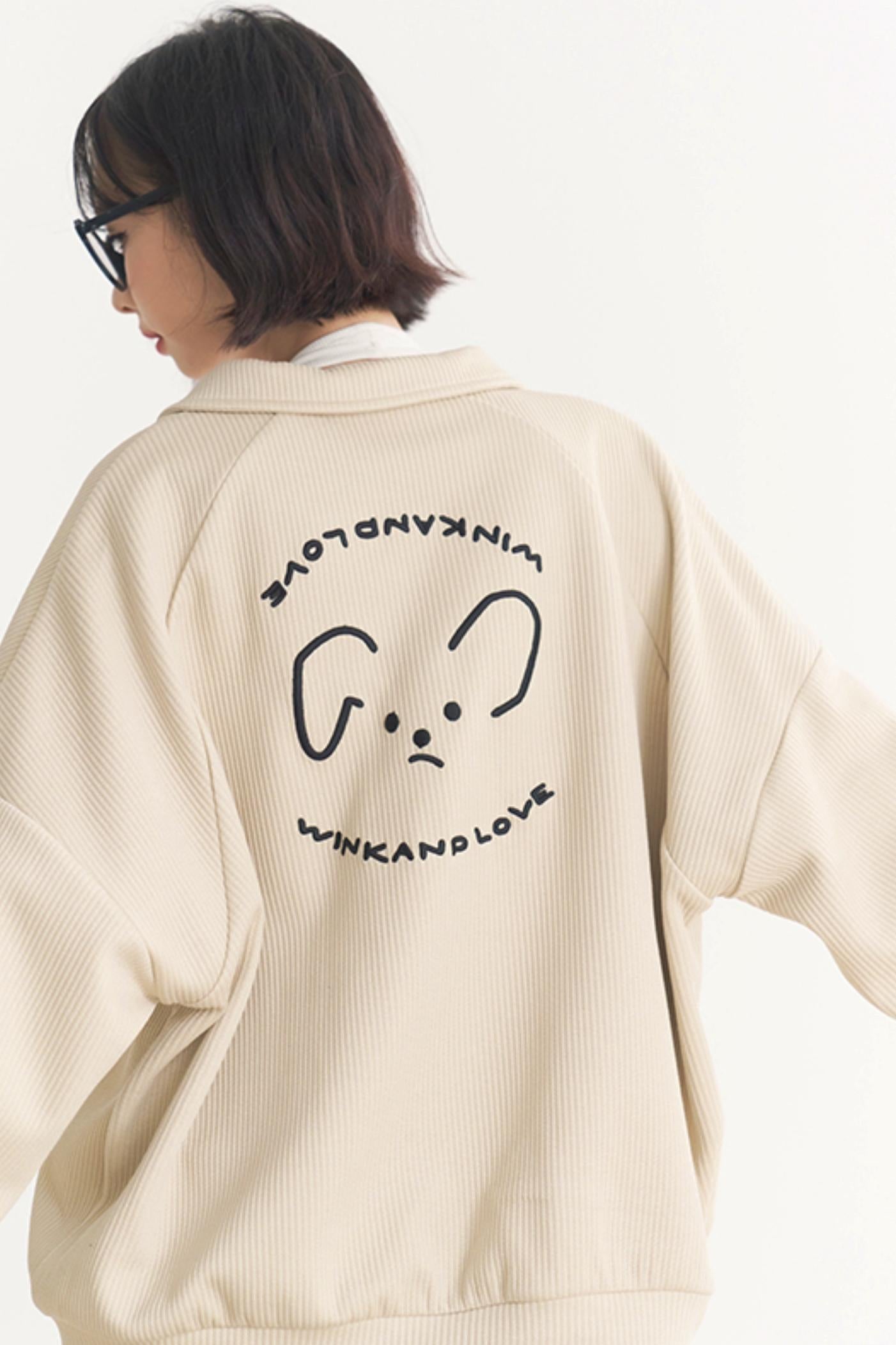 Pullover Museum Fall Gravity - Oversized Kollektion Damen Frühling