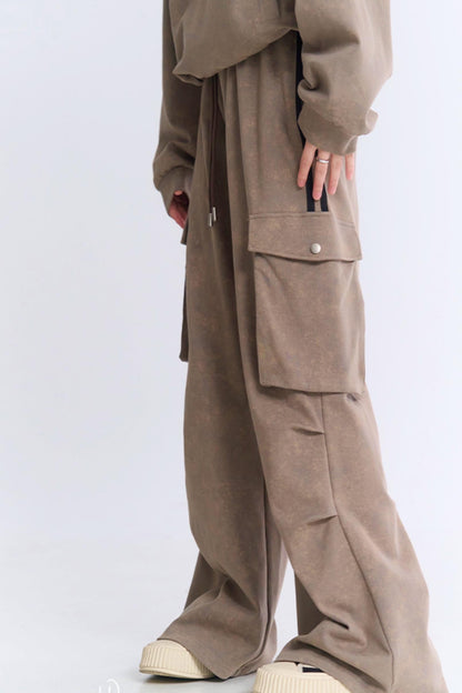 パンツ スウェットシャツ カーゴセットアップと