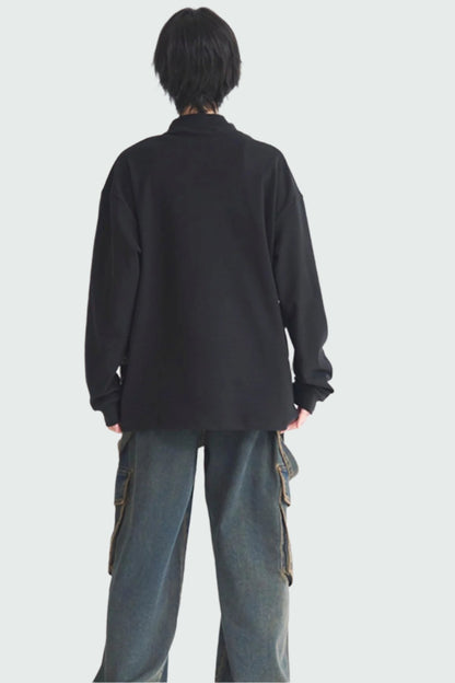 Women's Warm Turtle T-Shirt Gravity Fall/Winter Model Half Fleece Museum