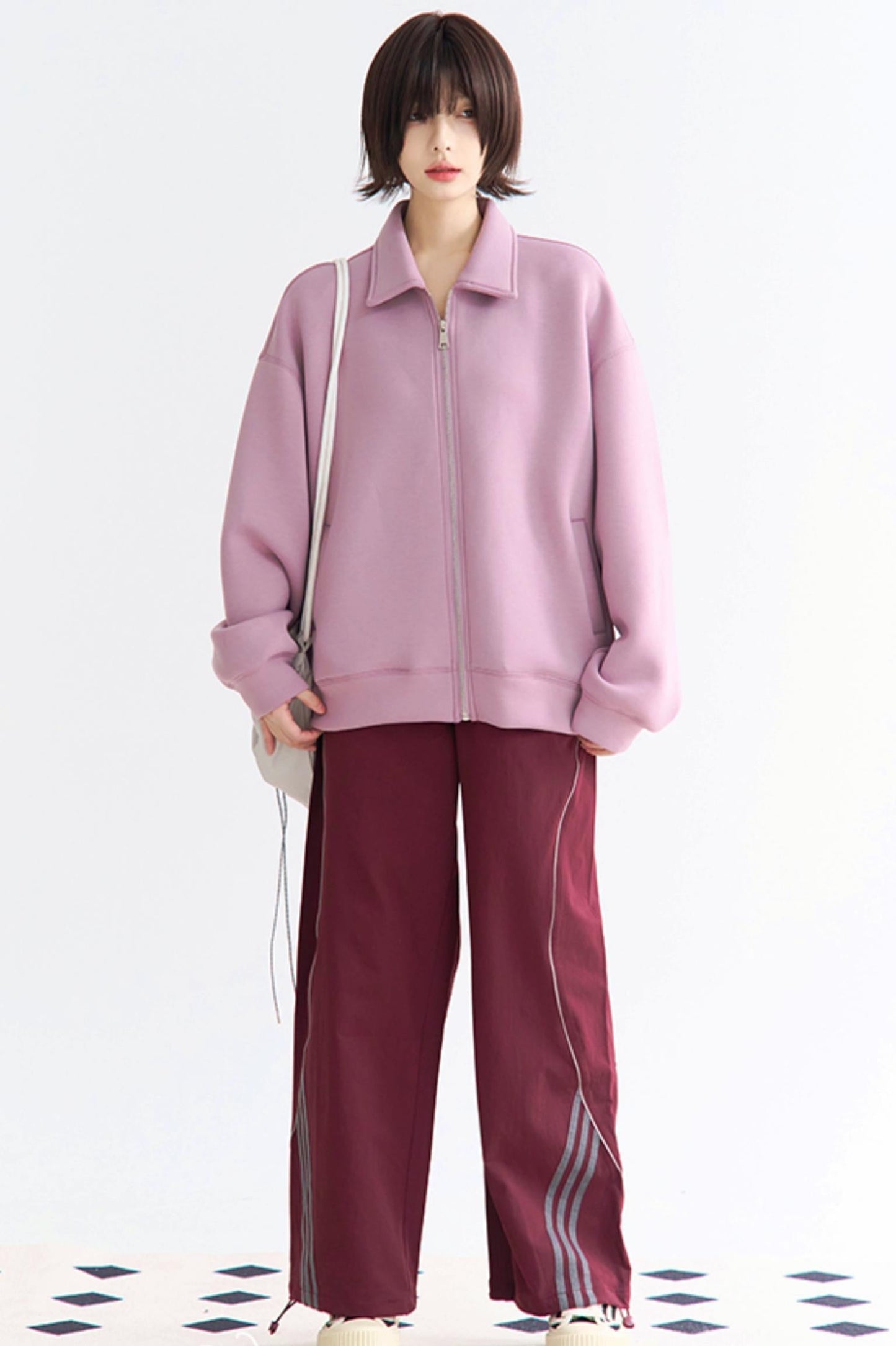 リラックススウェットパンツ ドローストリング