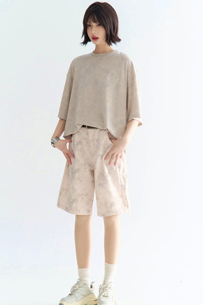 ルーズフィットヤーンディーゼルダイTシャツ