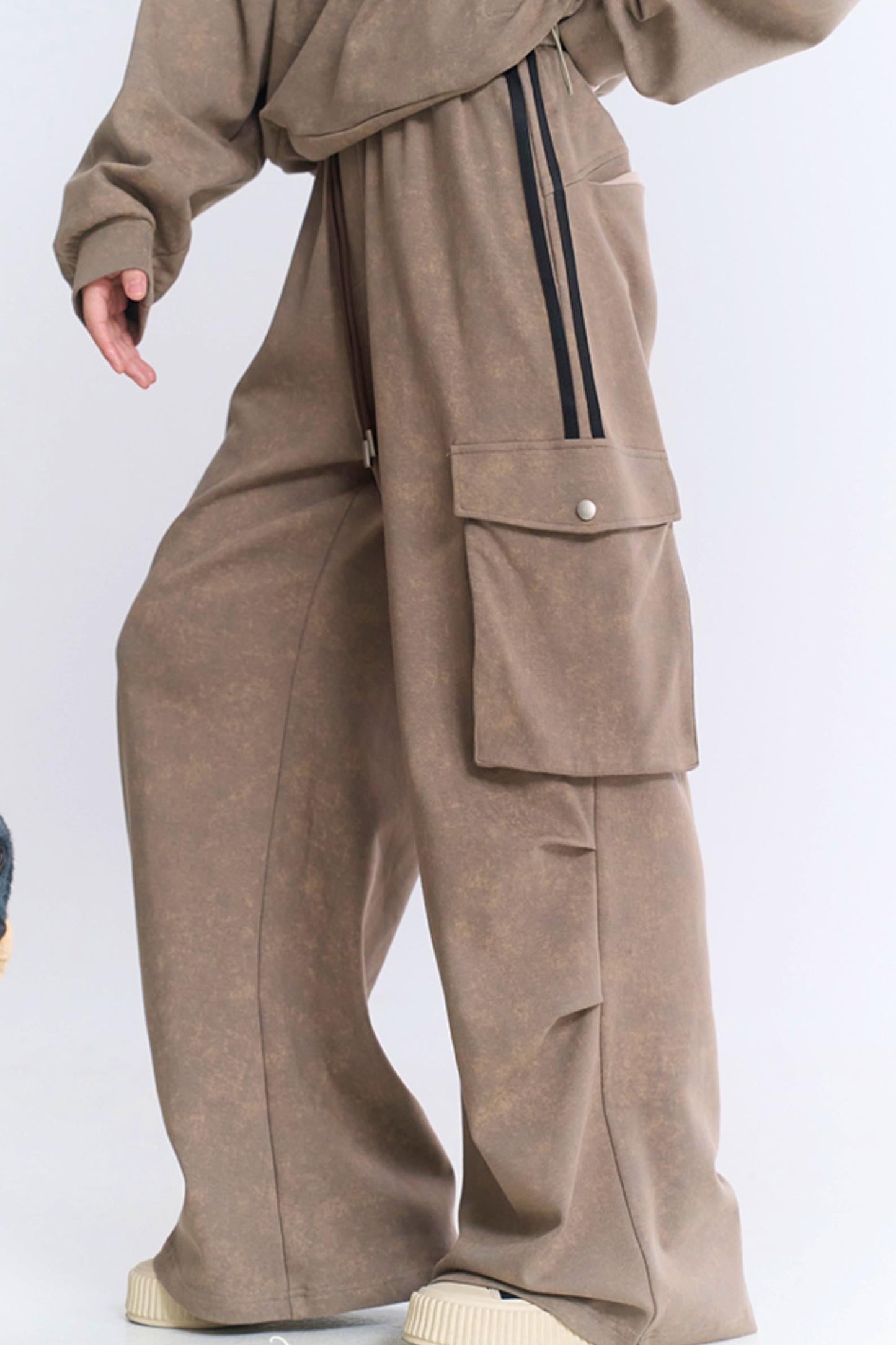 パンツ スウェットシャツ カーゴセットアップと