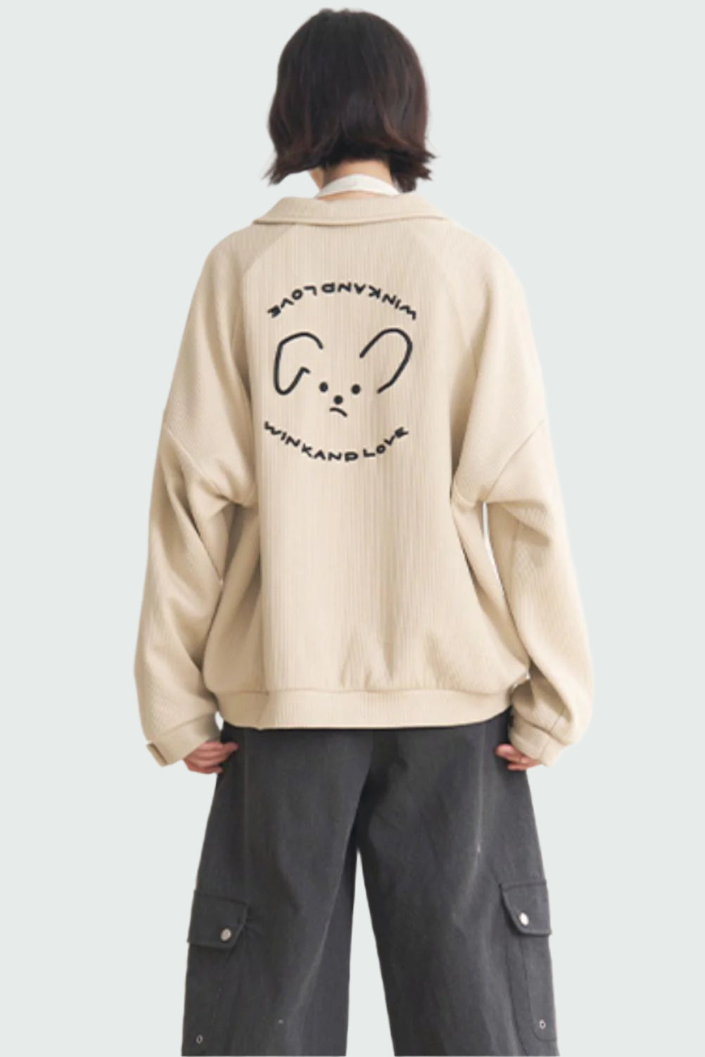 Pullover Museum Fall Gravity - Oversized Kollektion Damen Frühling